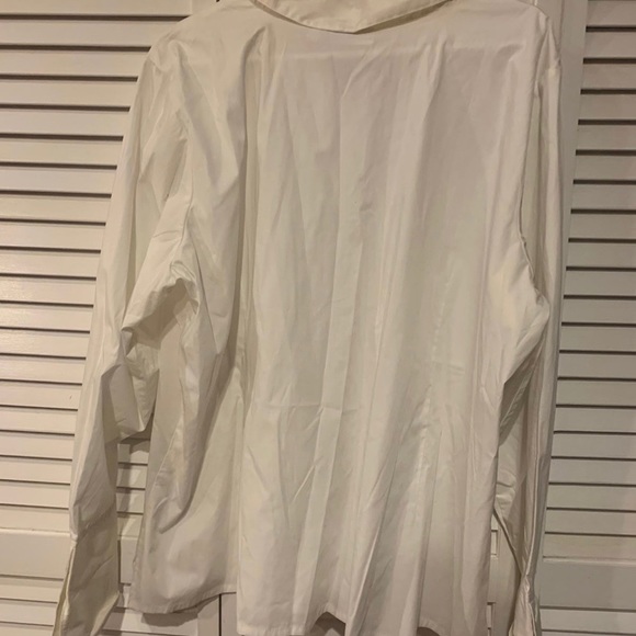 Denim and Company Women’s 2X White Blouse - Picture 2 of 4